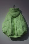 CHENPENG Pleated Puffer Jacket CP20AWJ002CPC394 Pleated Lime Green PCP1